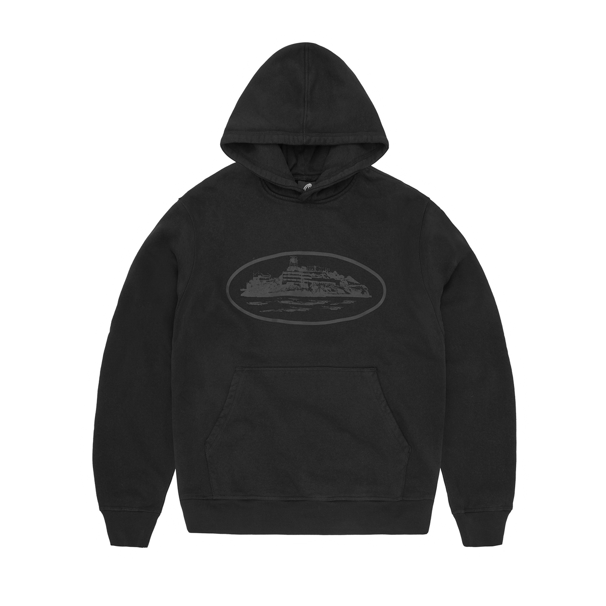 Corteiz Alcatraz Hoodie - Triple Black