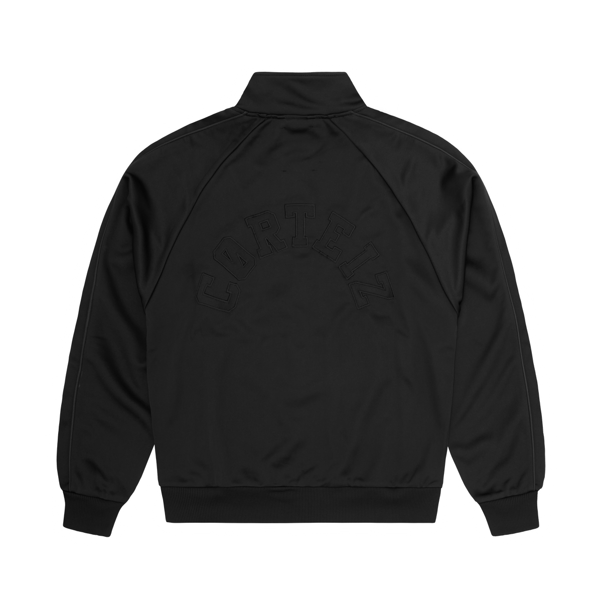 Corteiz Crest Arch Track Jacket - Triple Black