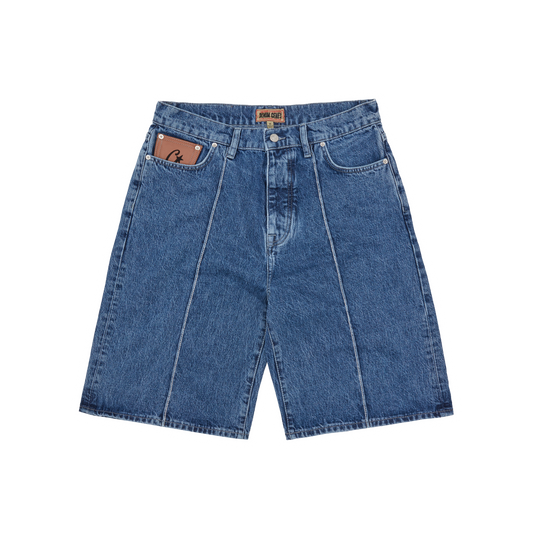Corteiz C-Star Denim Short - Washed Blue
