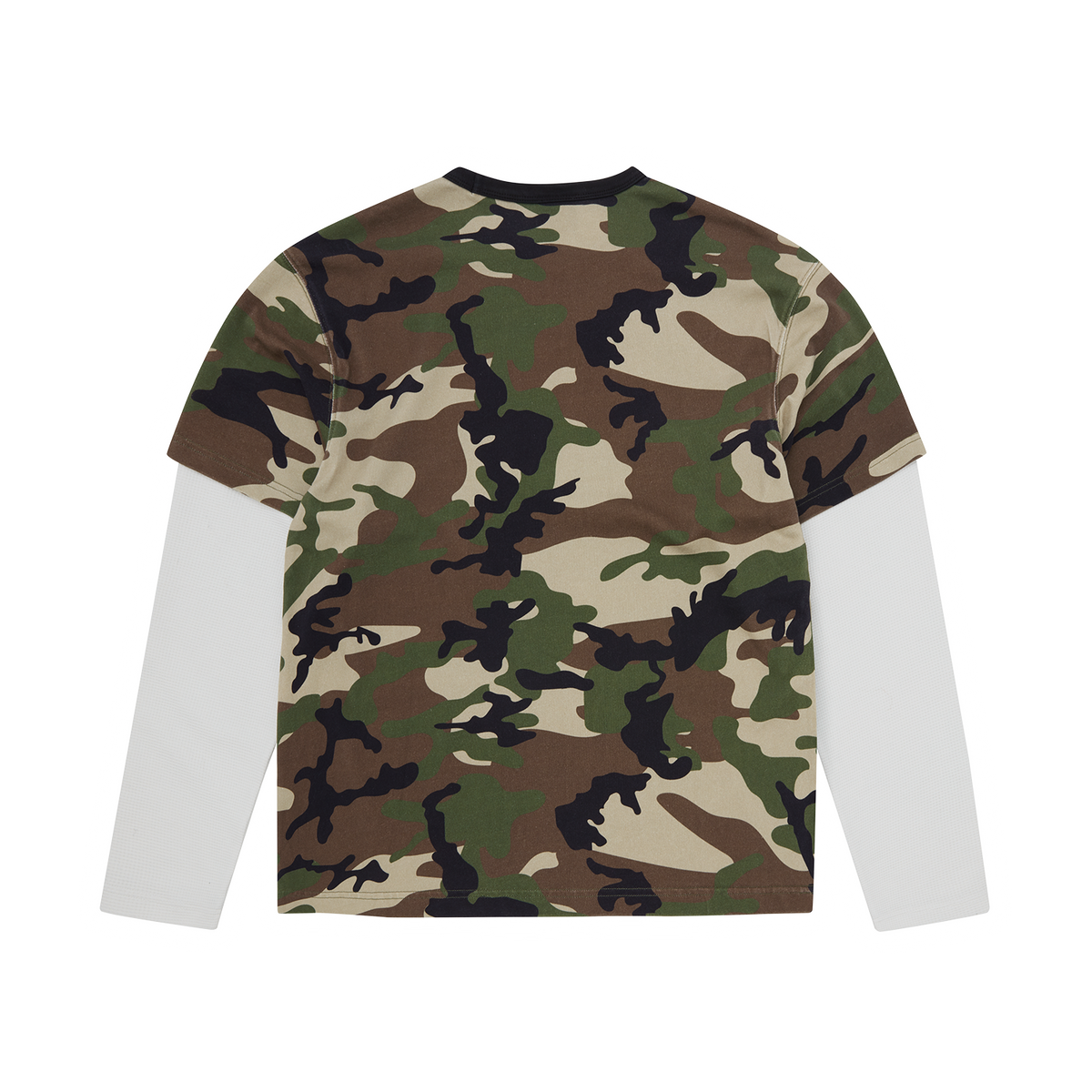 Corteiz Eagle Camo Thermal LS - Woodland