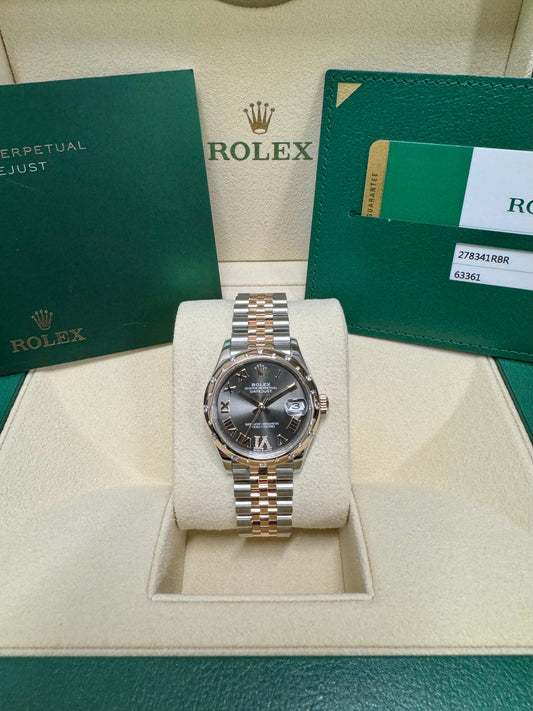 2019 Rolex Ladies Datejust 31 278341RBR Watch