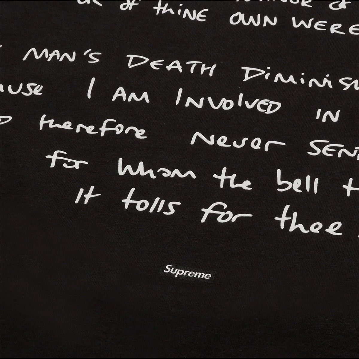 Supreme X Corteiz Rules The World T Shirt - Black