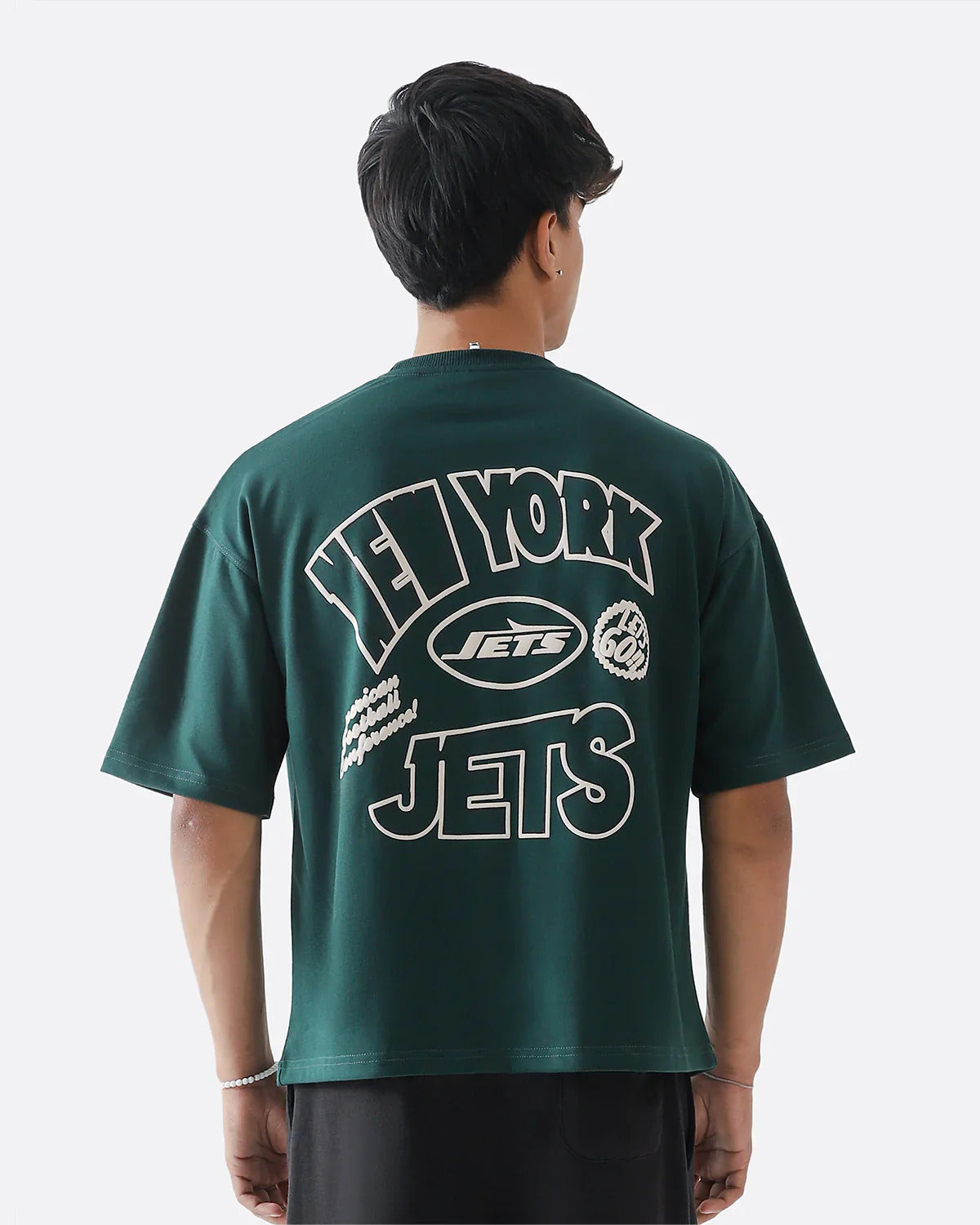 Diaz Clothing Slate Green Oversized Graphic T-Shirt