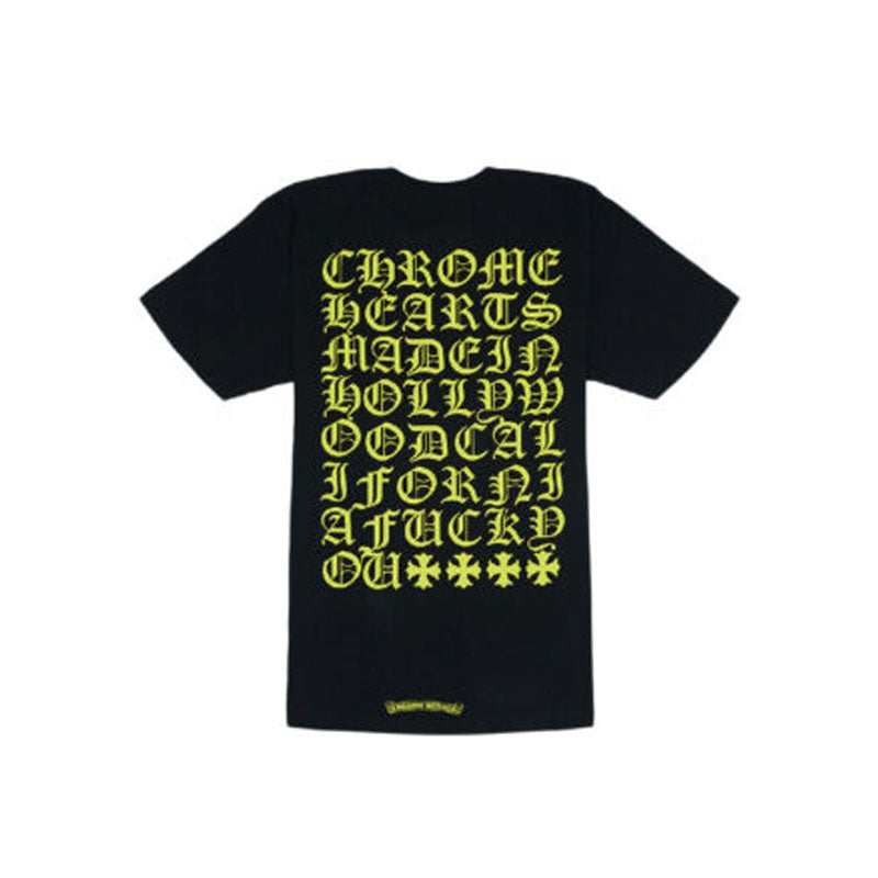 Chrome Hearts Yellow Made In Hollywood T-Shirt