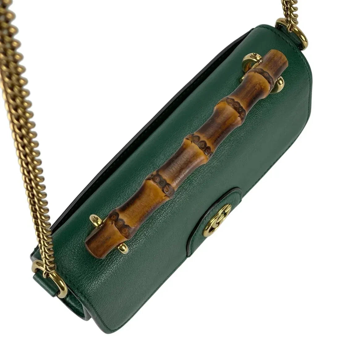 Gucci Diana Mini Top Handle Crossbody Bag – Green