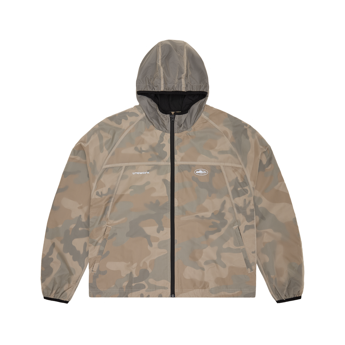Corteiz Dual-Layer Litework Jacket - Desert Camo