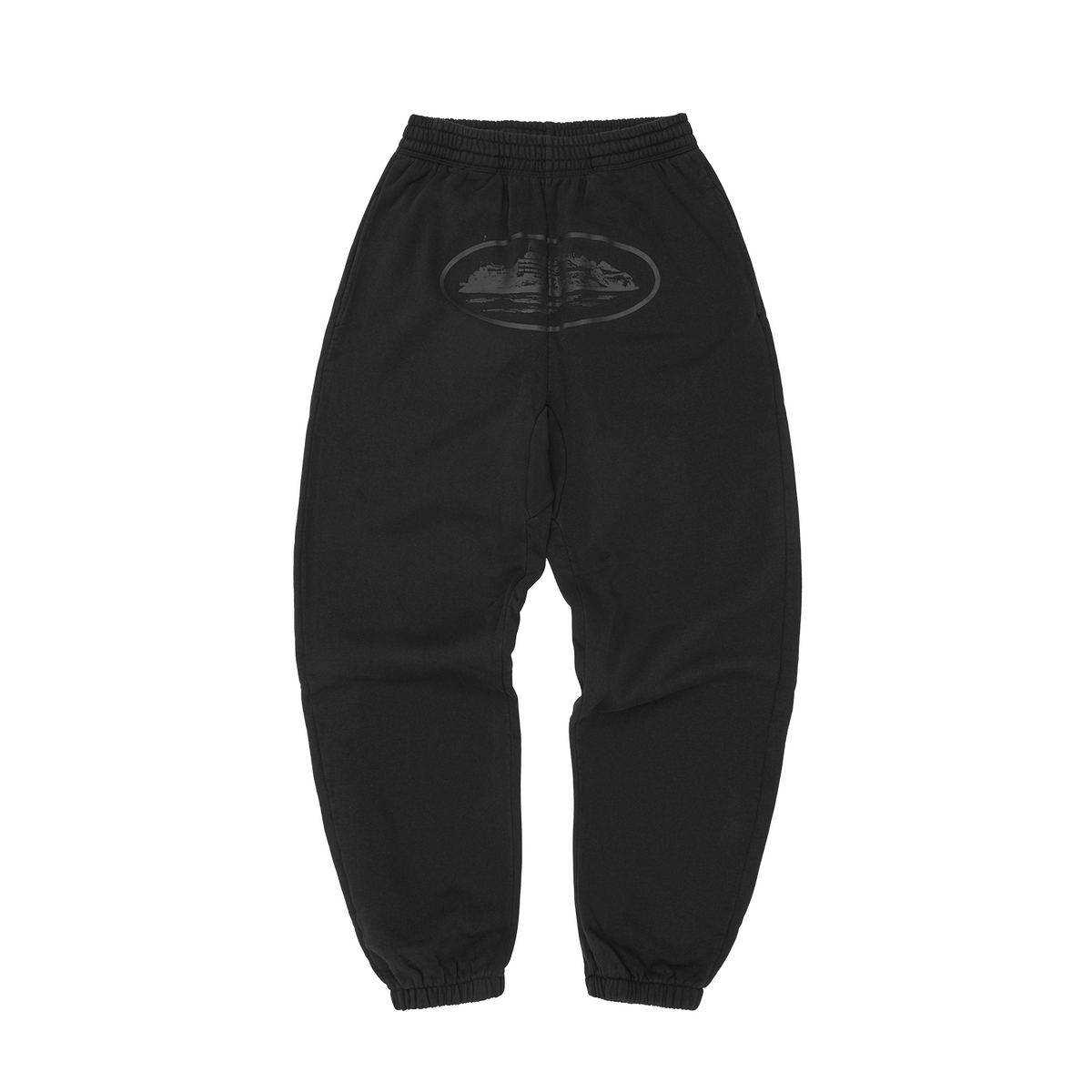 Corteiz Alcatraz Sweatpant - Black / Black