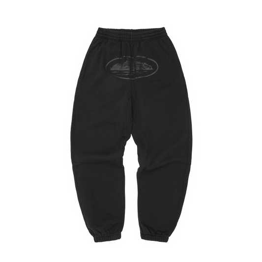Corteiz Alcatraz Sweatpant - Black / Black