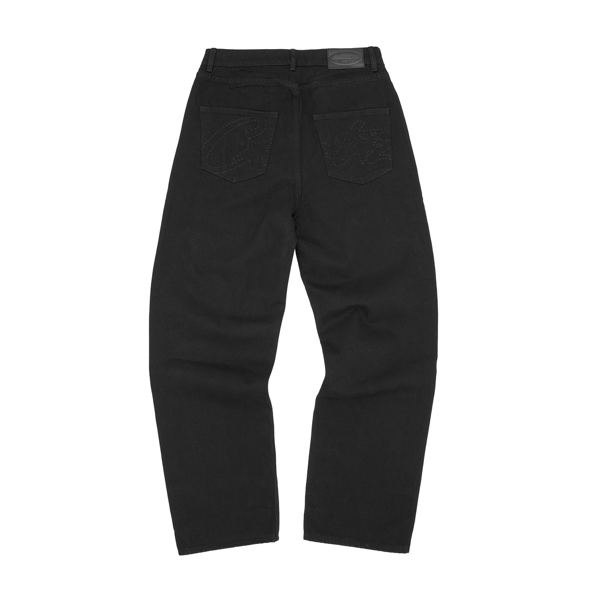 Corteiz Allstarz Baggy Jeans - Triple Black