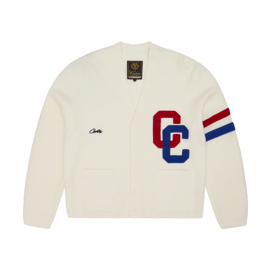 Corteiz College Cardigan - Cream