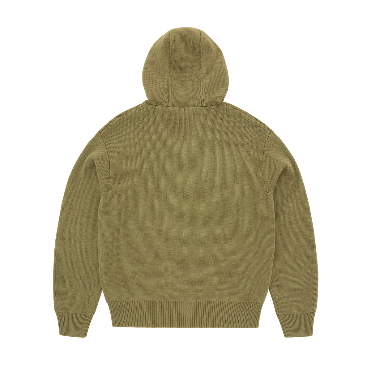 Corteiz 3M College Knit Zip Hoodie - Olive