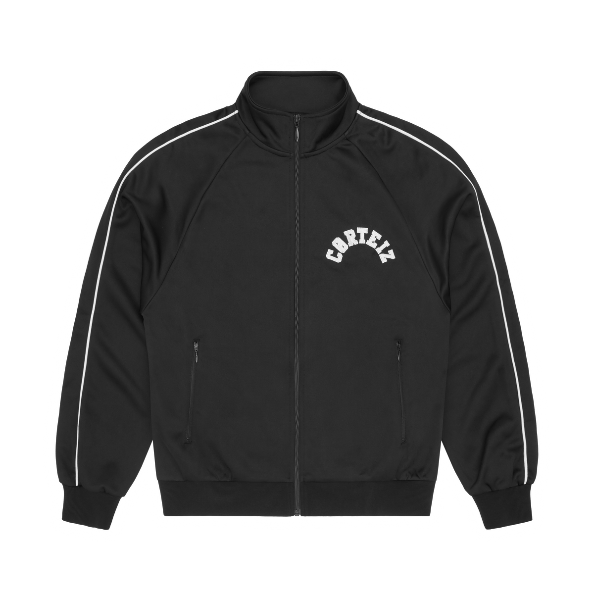 Corteiz Crest Arch Track Jacket - Black