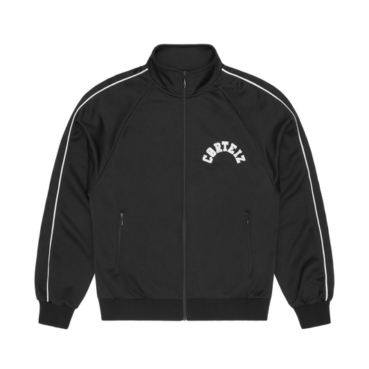 Corteiz Crest Arch Track Jacket - Black