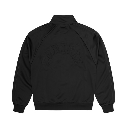 Corteiz Crest Arch Track Jacket - Triple Black