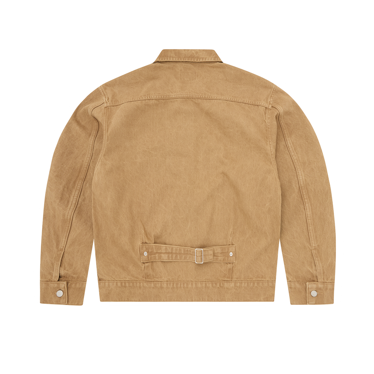 Corteiz Crest Chainstitch Denim Jacket - Tan