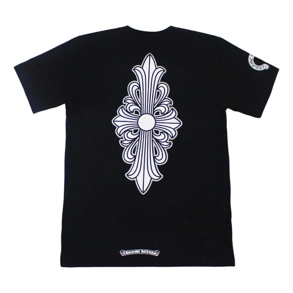 Chrome Hearts Floral Cross T-Shirt –black