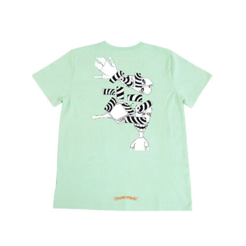 Chrome Hearts Green Graphic T-Shirt - 100% Cotton Crew Neck