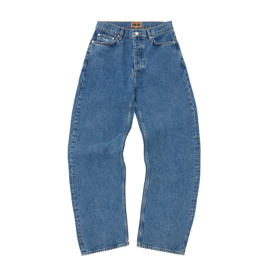 Corteiz Dual Stripe Baggy Jeans [Midwash]