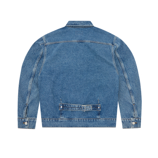 Corteiz Dual Stripe Denim Jacket [Midwash]