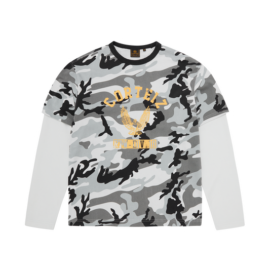 Corteiz Eagle Camo Thermal LS - Arctic