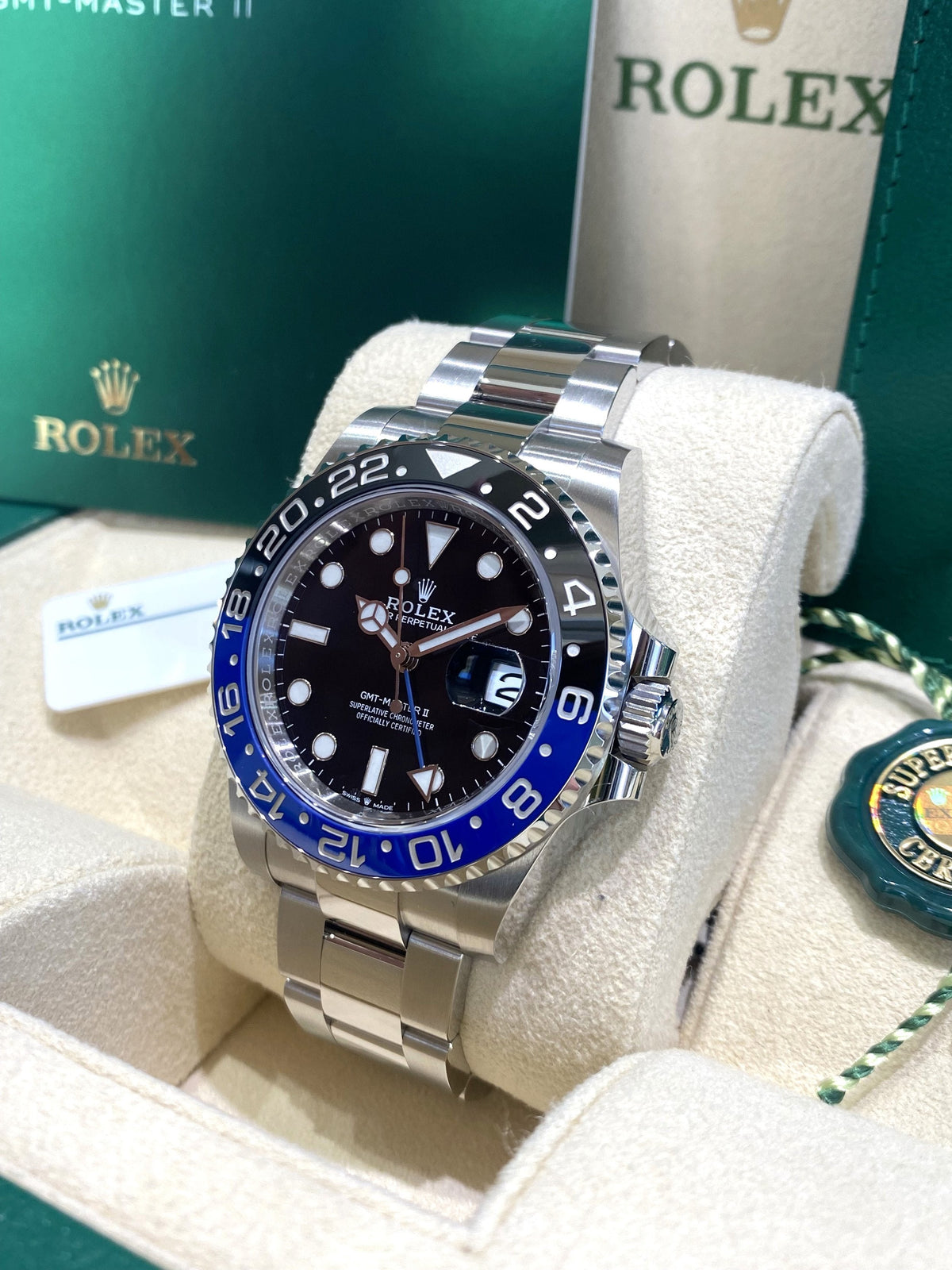 2022 Rolex GMT-Master II Batman 126710BLNR Watch