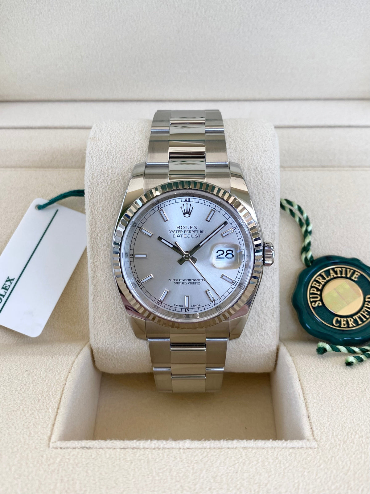2016 Rolex Datejust 36 116234 Watch