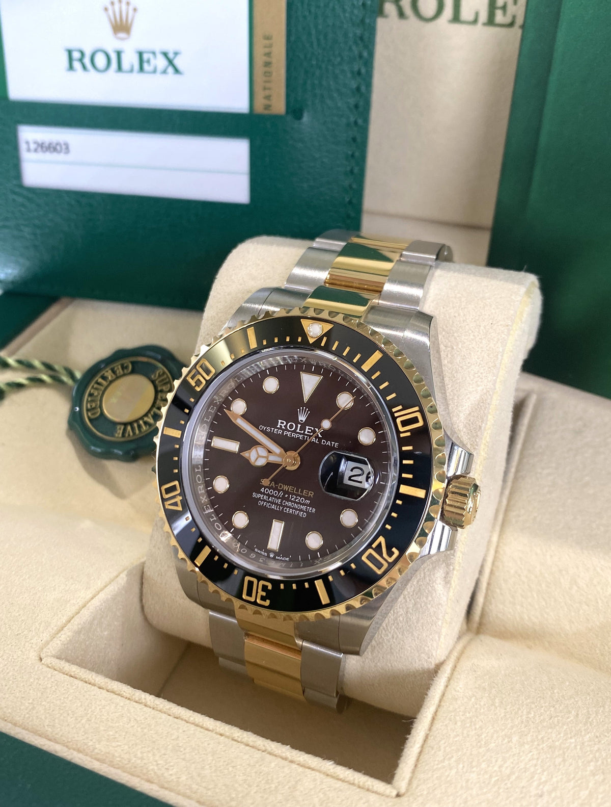 2019 Rolex Sea-Dweller 126603 Watch
