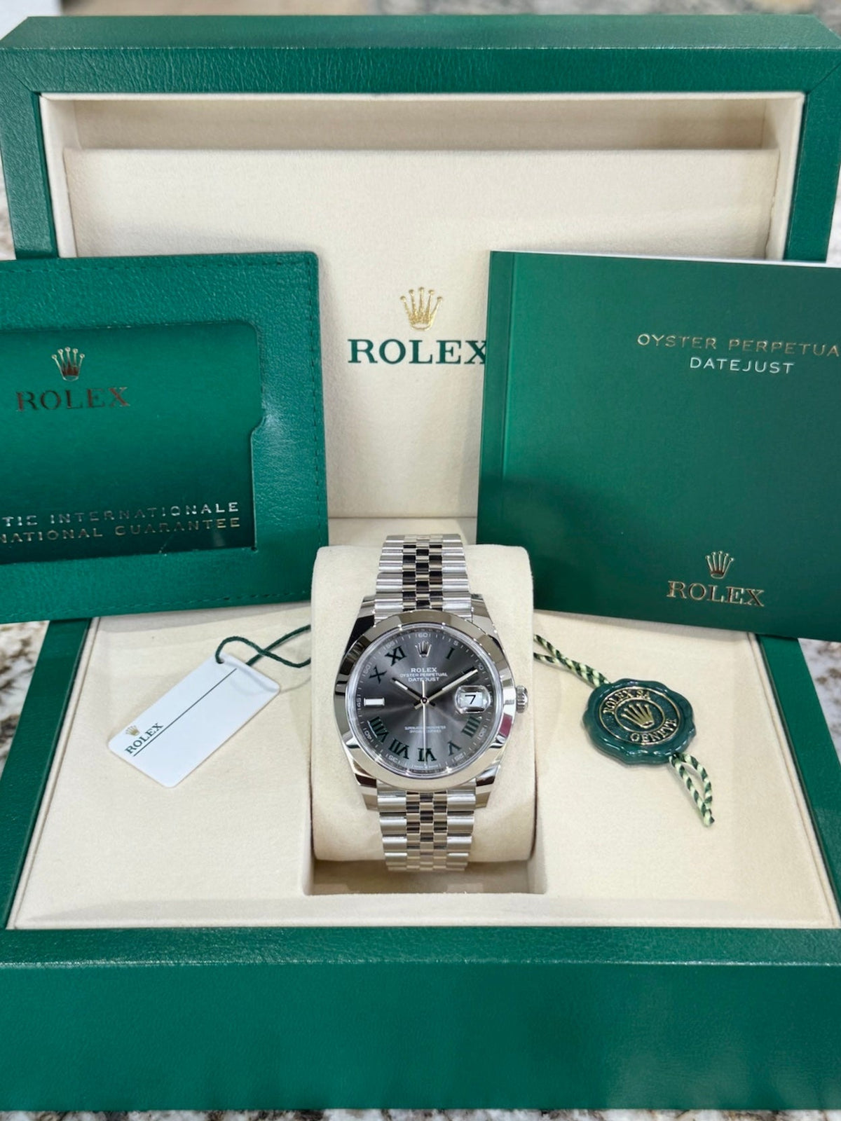 2025 Rolex Datejust 41 Wimbledon 126300 Watch