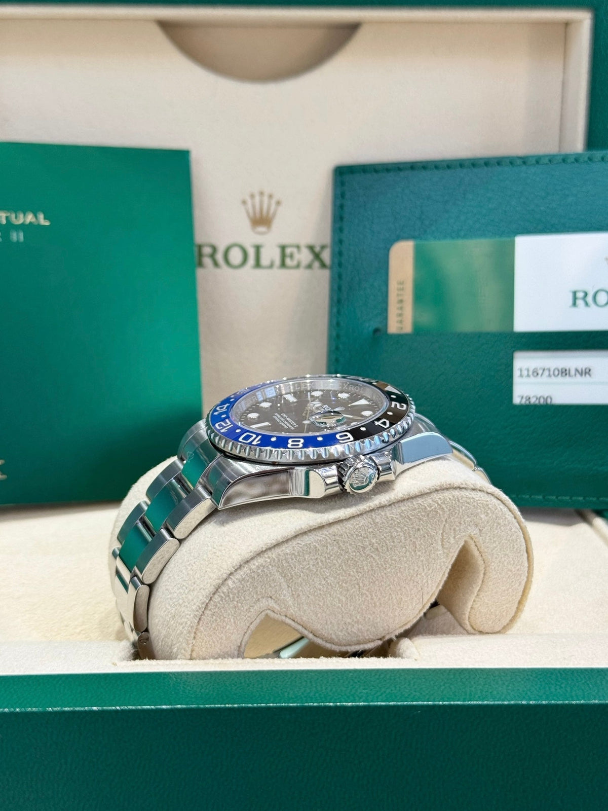 2017 Rolex GMT-Master II Batman 116710BLNR Watch