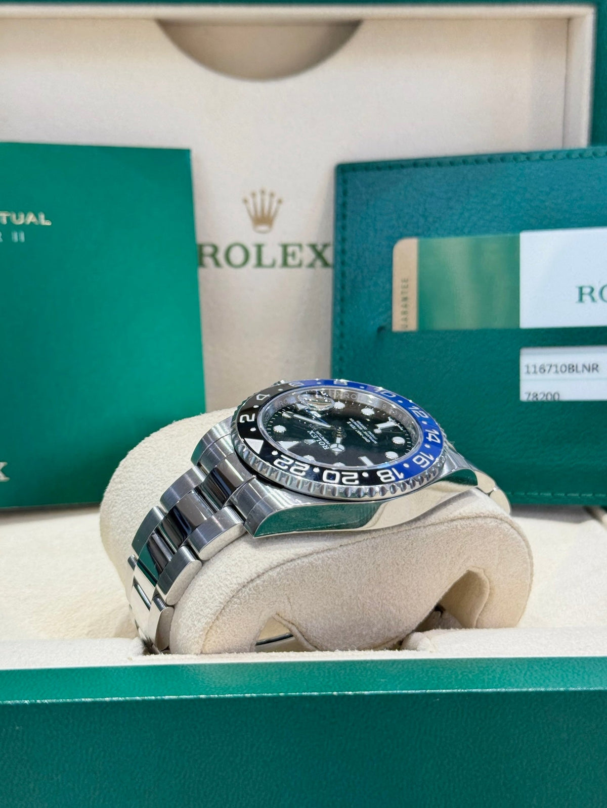 2017 Rolex GMT-Master II Batman 116710BLNR Watch
