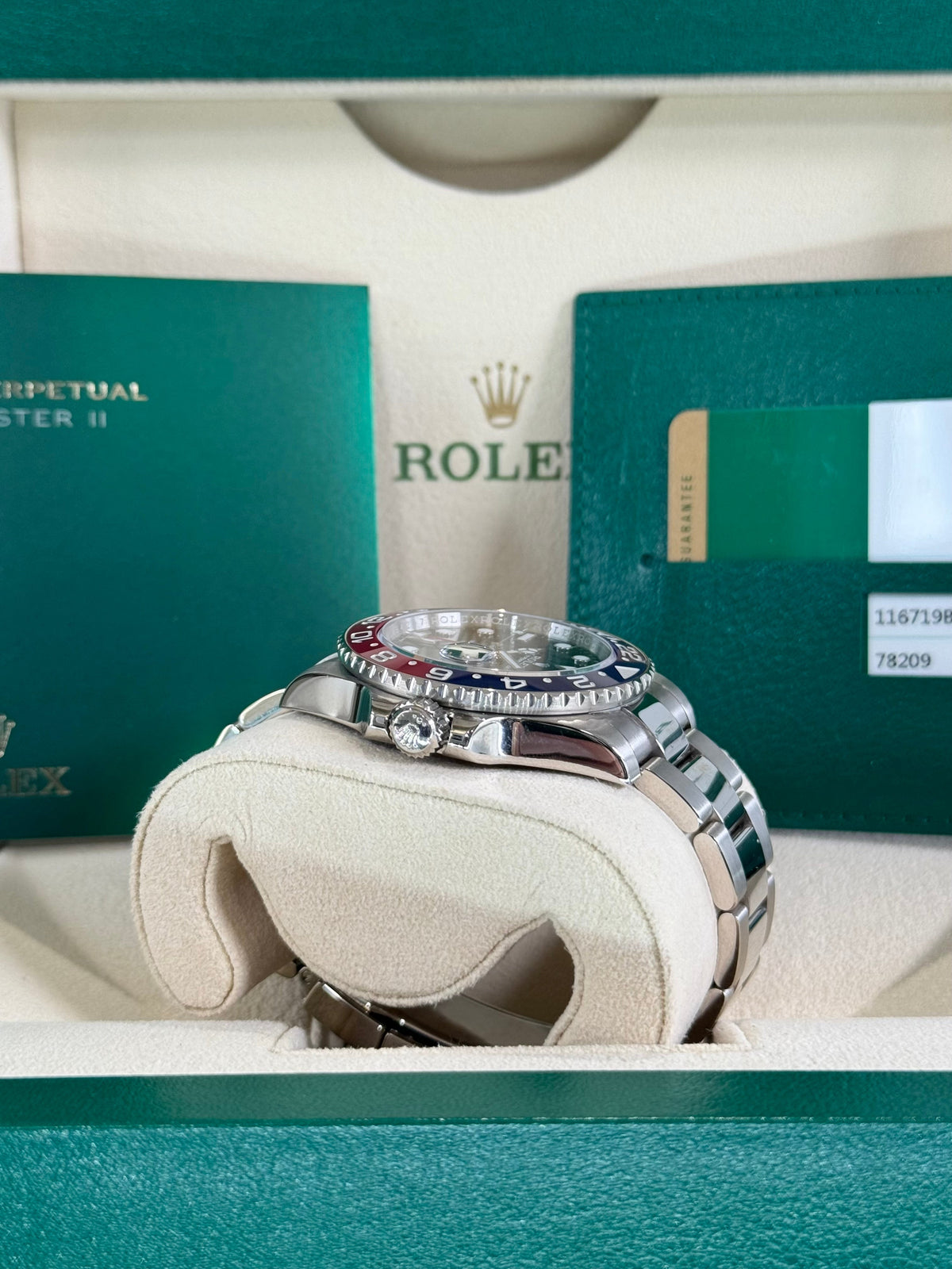 2015 Rolex GMT-Master II Pepsi 116719BLRO Watch