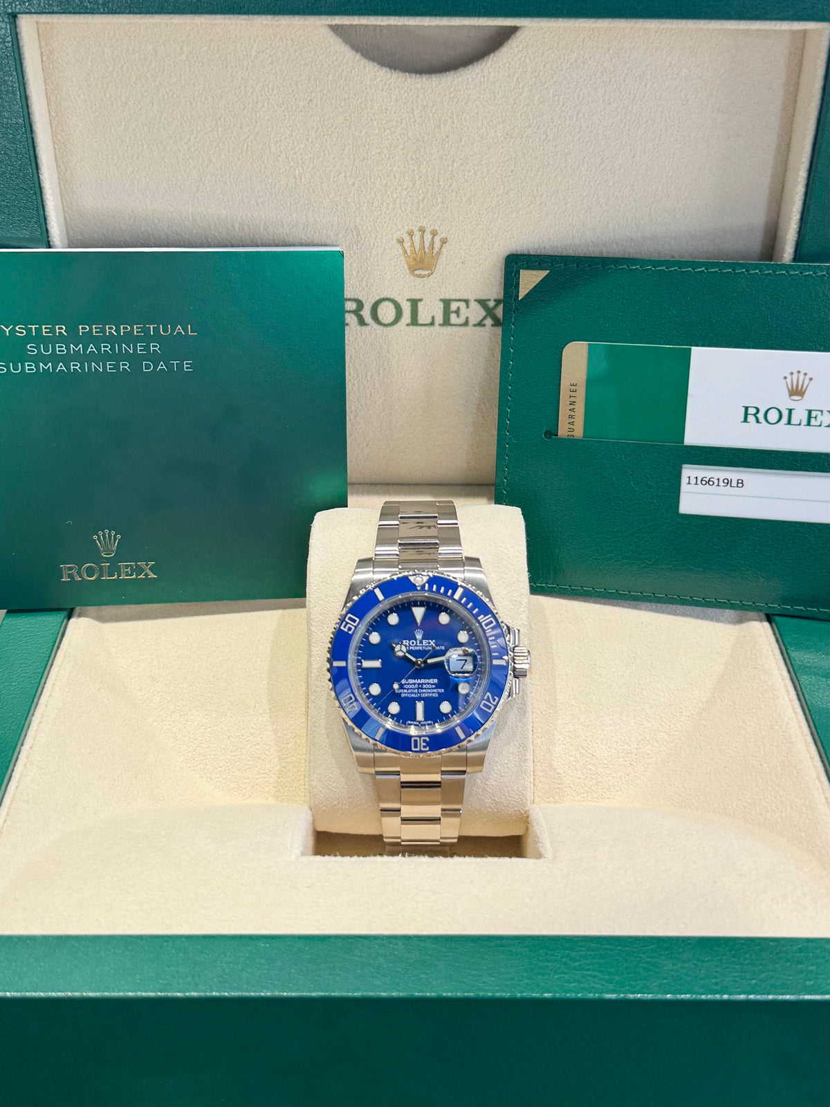 2018 Rolex Submariner 116619LB Watch