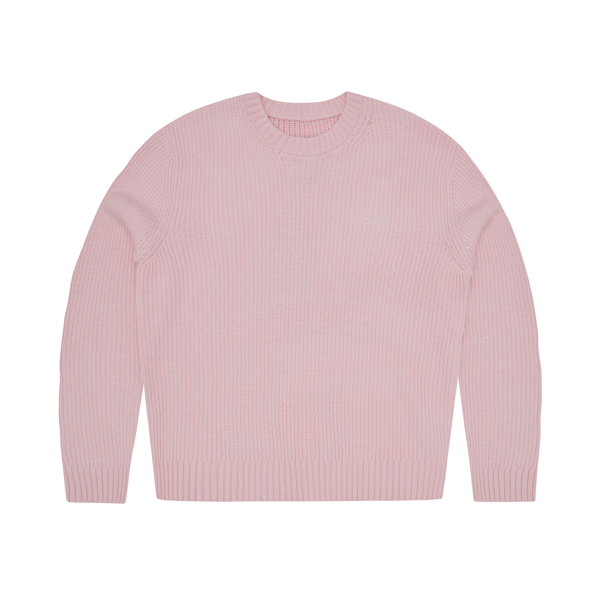 Corteiz Crochet Applique Knit Crew - Pink