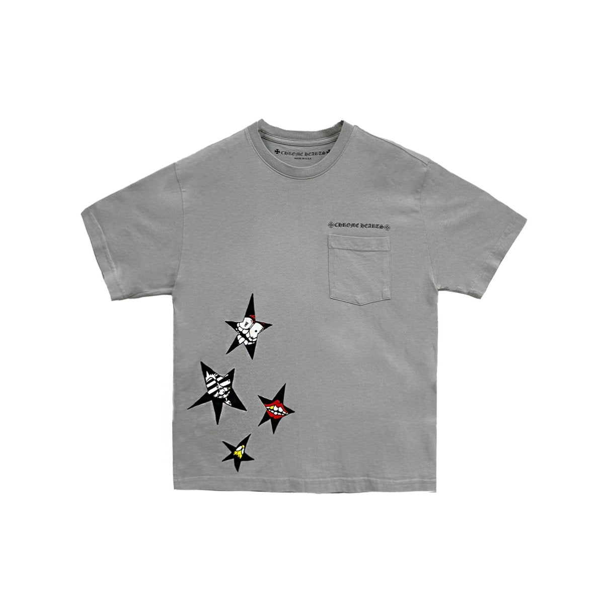 Chrome Hearts Matty Boy Grey Suggest Short Sleeve Tee