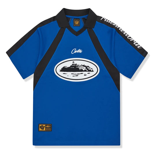 Corteiz Alcatraz Football Jersey - Navy