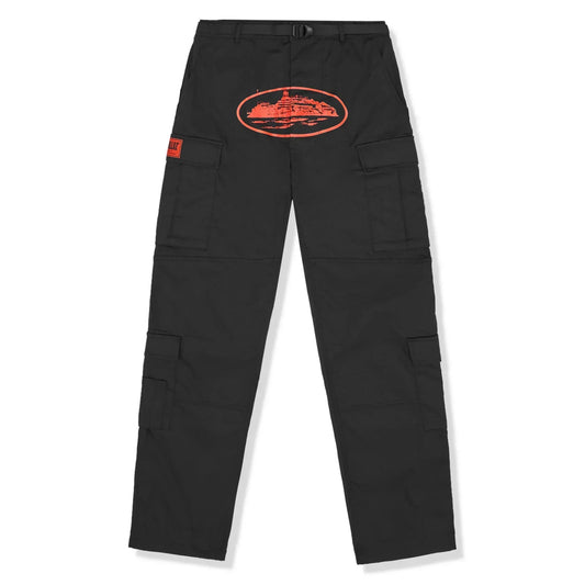 Corteiz Guerillaz Cargo Pants - Black