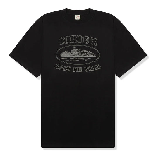 Corteiz OG Alcatraz Reflective Triple T Shirt - Black