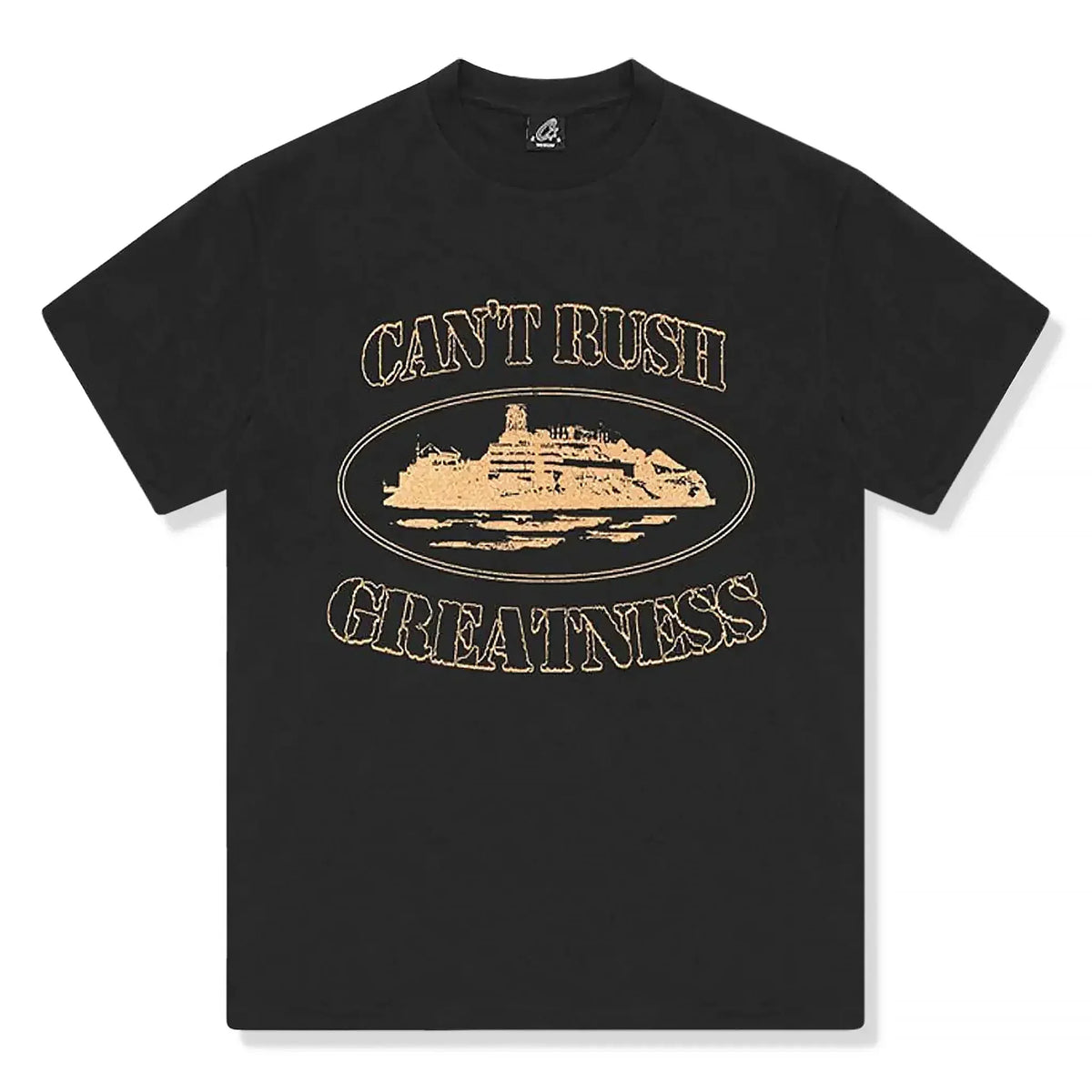 Corteiz X Central Cee Can't Rush Greatness T Shirt - Black