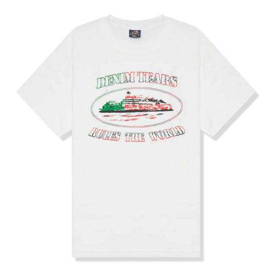 Corteiz X Denim Tears OG Alcatraz T Shirt - White