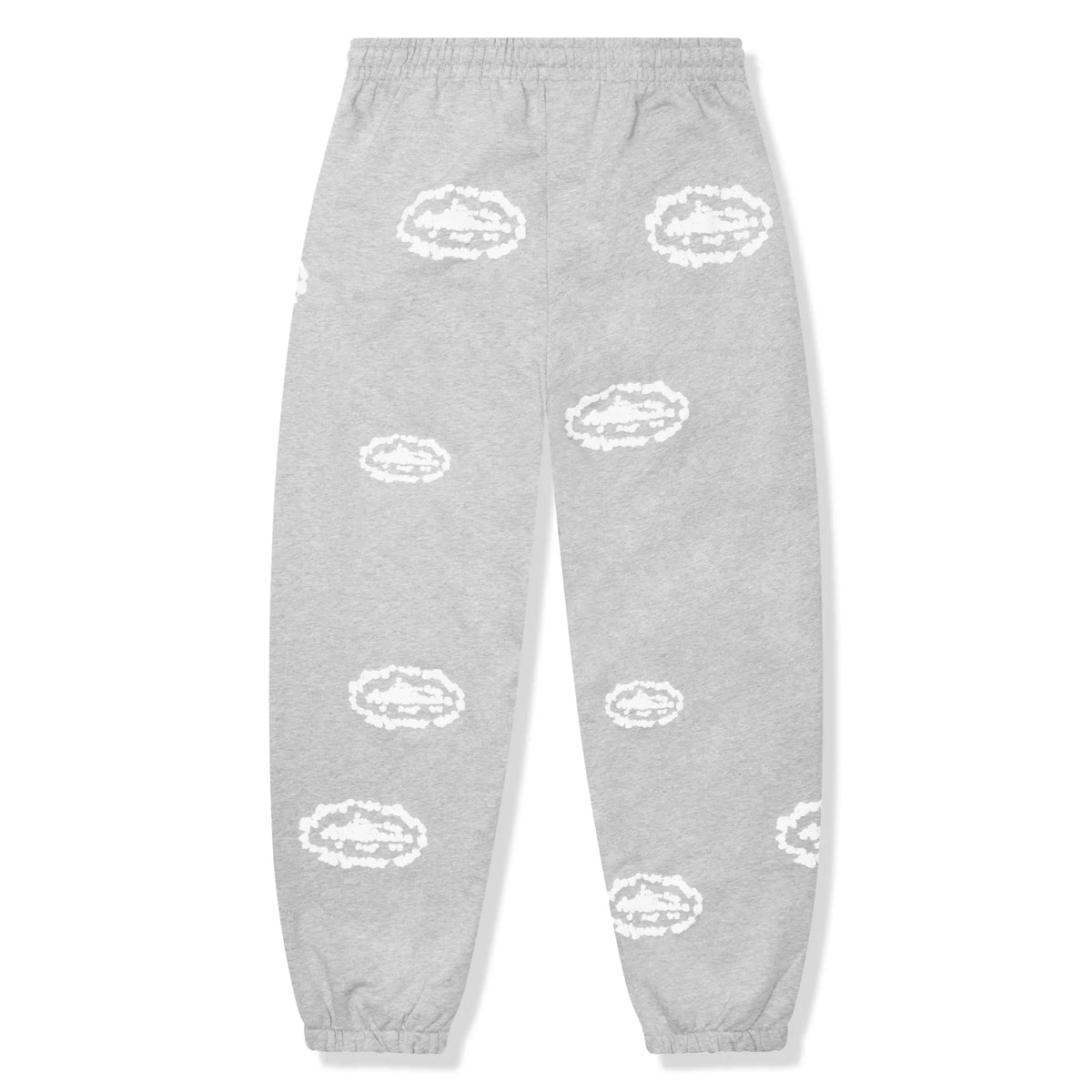 Corteiz X Denim Tears Island Wreath Sweatpants - Grey