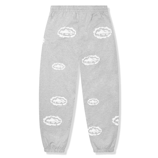 Corteiz X Denim Tears Island Wreath Sweatpants - Grey