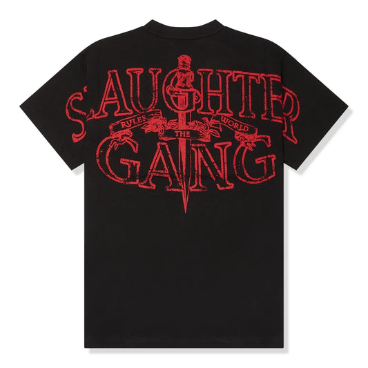 Corteiz X Slaughter Gang 21 Savage T Shirt - Black