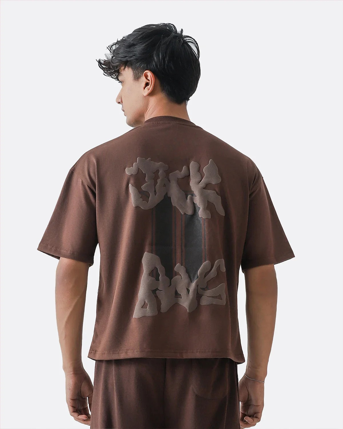 Diaz Clothing Mocha Brown Heavyweight Oversized T-Shirt