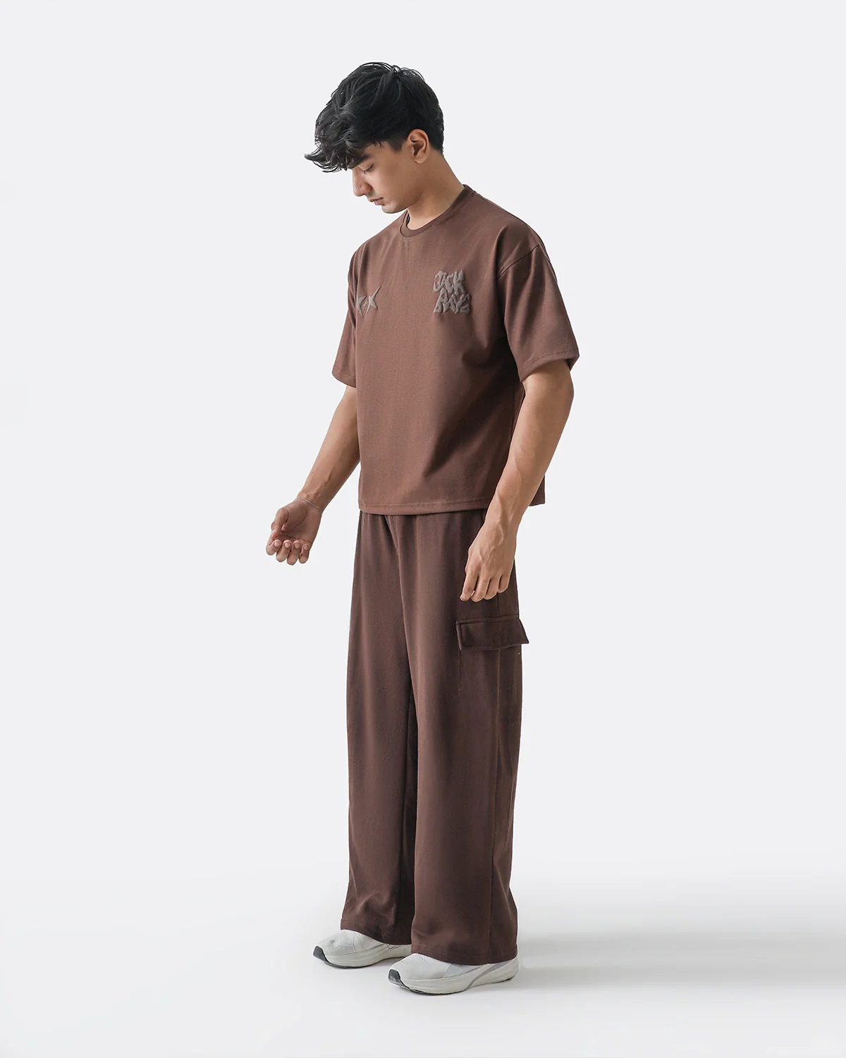 Diaz Clothing Mocha Brown Heavyweight Oversized T-Shirt
