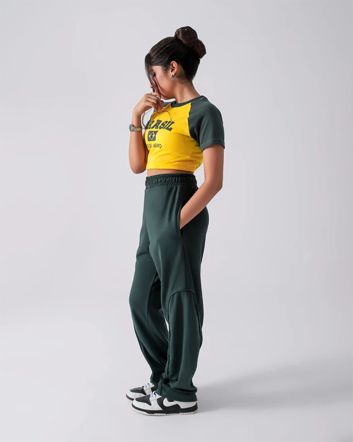 Diaz Clothing Yellow Baby Tee