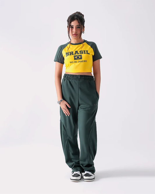 Diaz Clothing Yellow Baby Tee