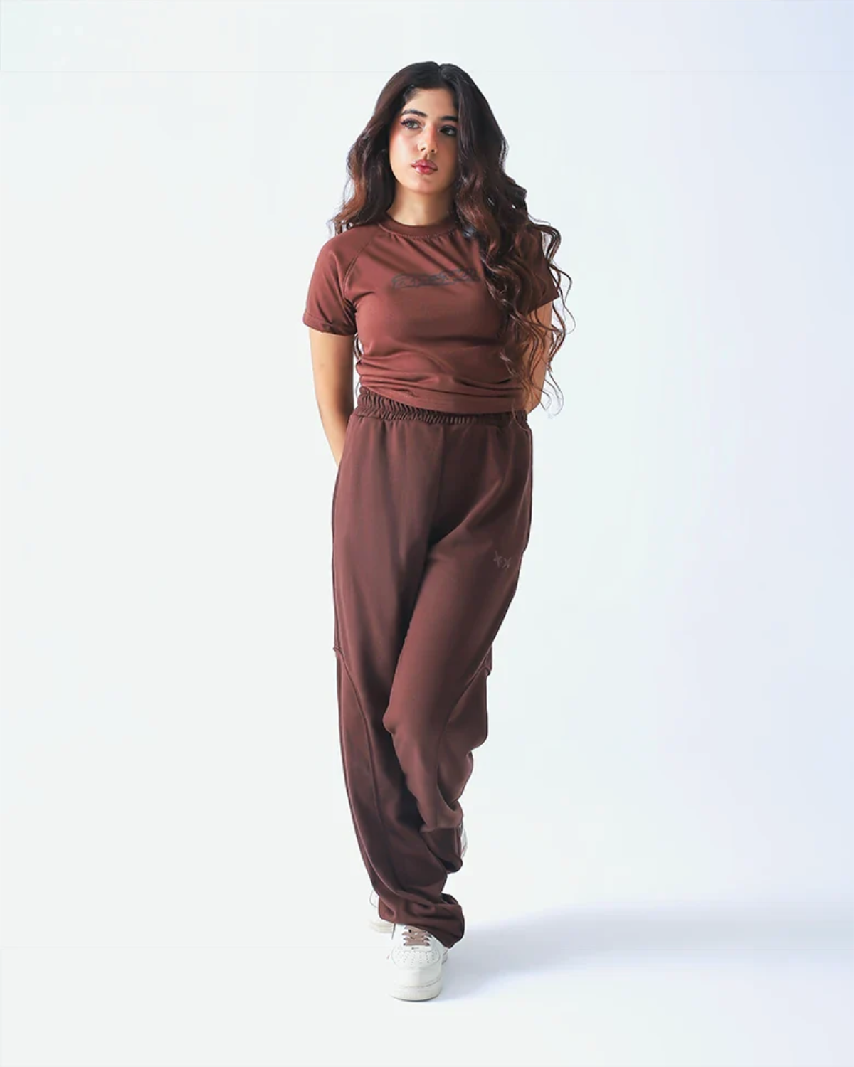 Diaz Clothing Brown Baby Tee