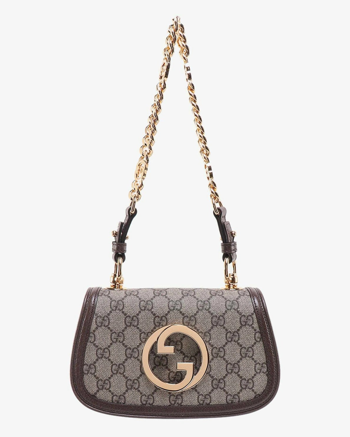 Gucci Blondie Mini GG Supreme Canvas Shoulder Bag – Beige