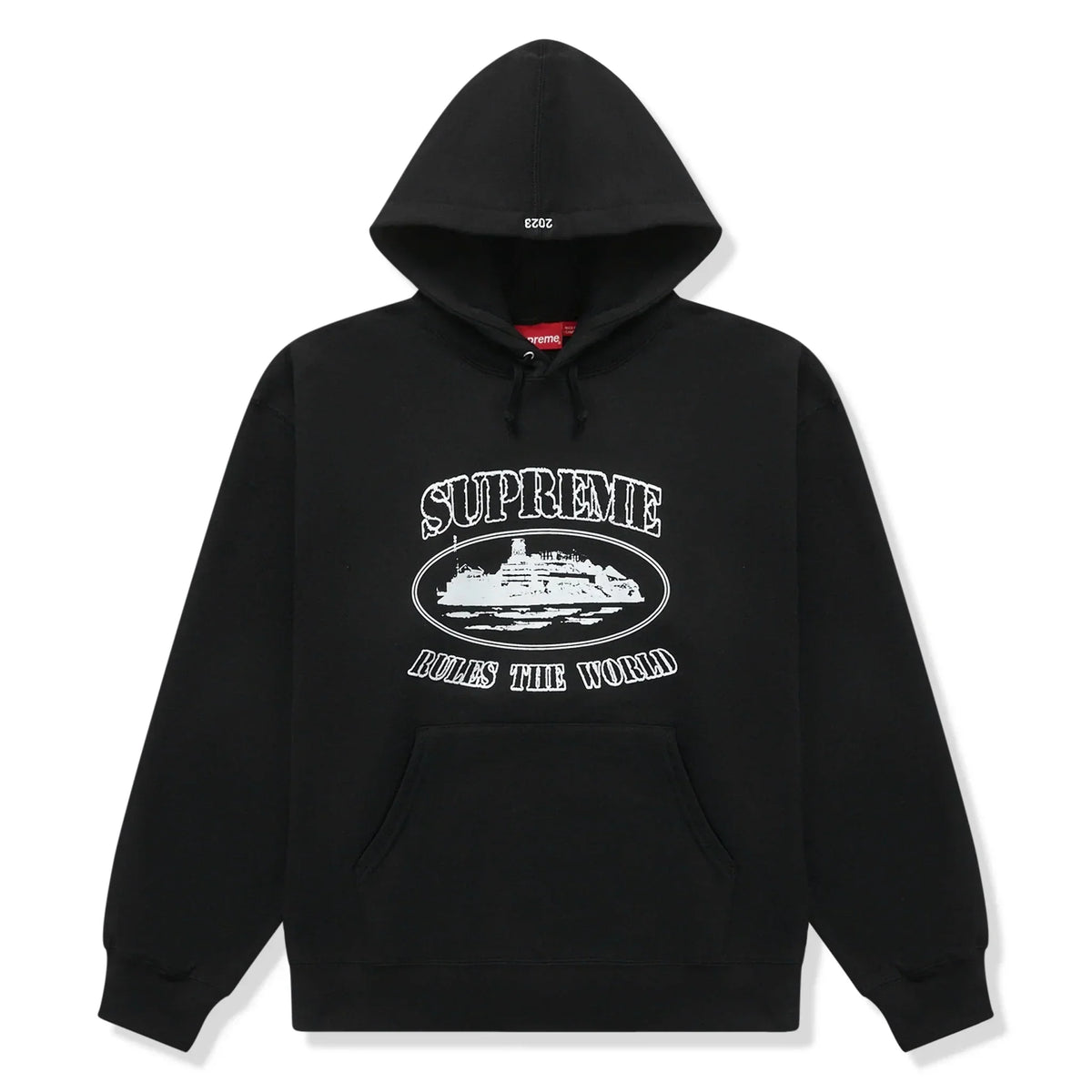 Supreme X Corteiz Rule The World Hoodie - Black