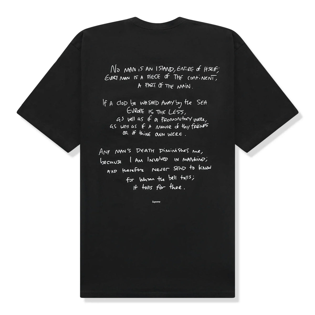 Supreme X Corteiz Rules The World T Shirt - Black